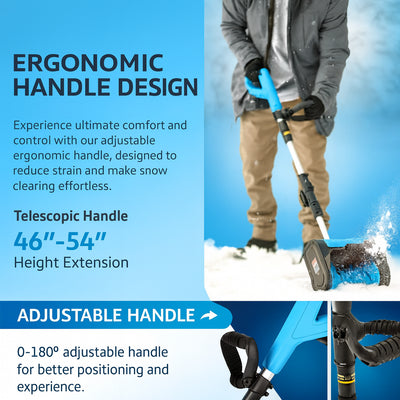 SnowJet – Cordless Portable Snow Blower
