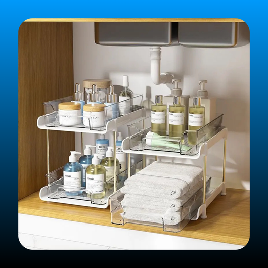 Two-Tier Multifunctional Under-Cabinet