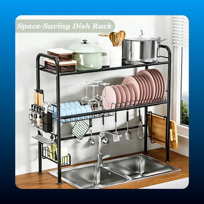 Over The Sink Dish Drying Rack