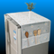 Refrigerator Dust Cover with Storage Pockets