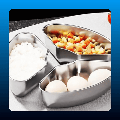 Stainless Steel Divided Steamer Tray