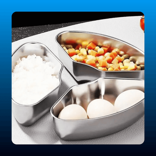 Stainless Steel Divided Steamer Tray