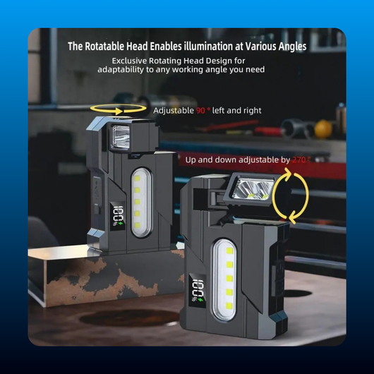 High Lumen Rechargeable Work Flashlight