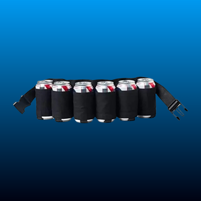 Beer and Drink Can Holster Belt