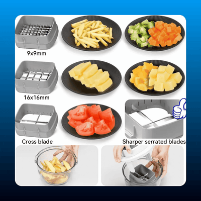 Multifunctional Vegetable Chopper with Bowl