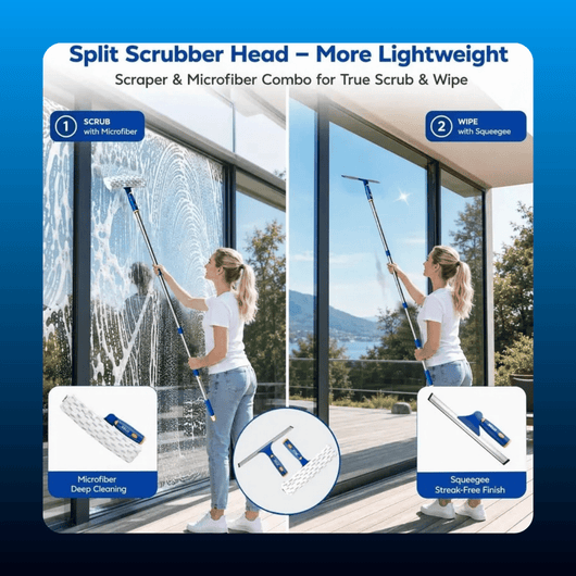 Telescopic Window Squeegee Kit