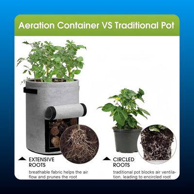 10 Gallon Potato Grow Bags (4 Pack)