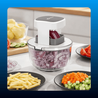 Multifunctional Vegetable Chopper with Bowl