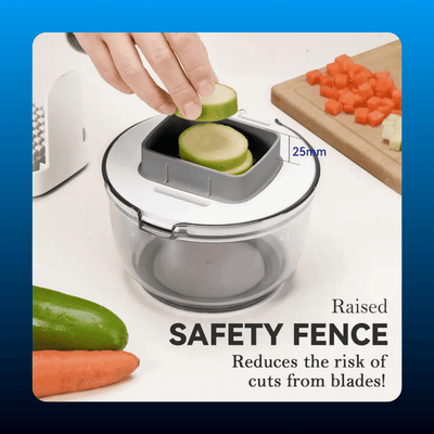 Multifunctional Vegetable Chopper with Bowl