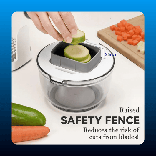Multifunctional Vegetable Chopper with Bowl