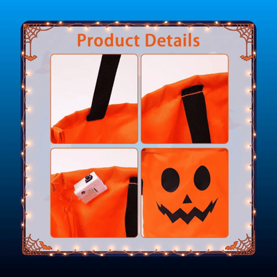 Halloween Candy Bucket with LED Lights