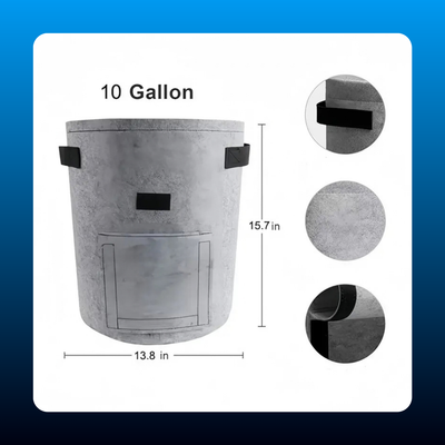 10 Gallon Potato Grow Bags (4 Pack)
