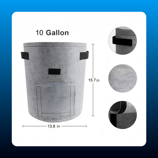 10 Gallon Potato Grow Bags (4 Pack)
