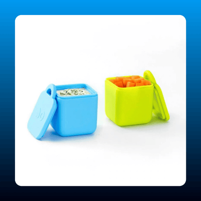 Square Dipping Sauce Containers (2 Pack)