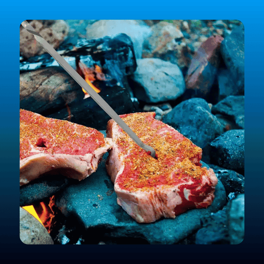 Stainless Steel BBQ Pigtail Food Flipper