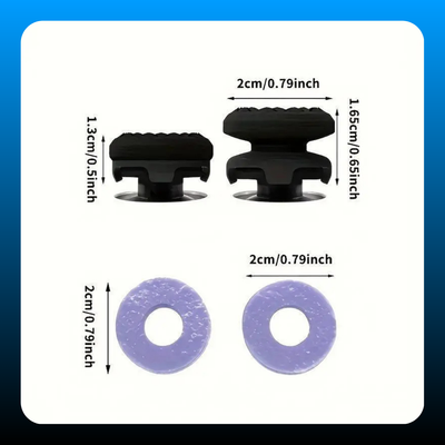 Precision Rings Thumbsticks Aim Boost Kit for Consoles (6 Pcs)