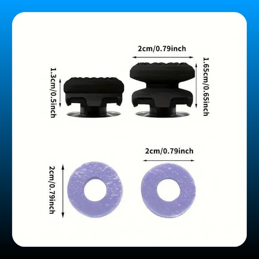 Precision Rings Thumbsticks Aim Boost Kit for Consoles (6 Pcs)