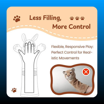Kangaroo Puppet with Catnip Pouches & Treat Pocket