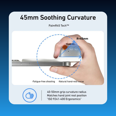 Magnetic Phone Camera Grip with Wireless Shutter
