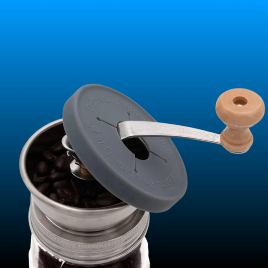 Coffee and Spice Grinder Lid for Mason Jars