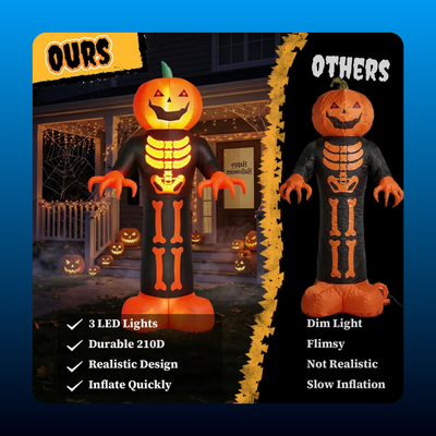 Giant Inflatable Pumpkin Head Reaper