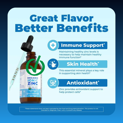 Organic Liquid Ionic Zinc Drops