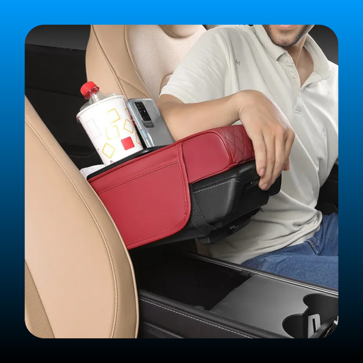 Leather Car Armrest Box Mat