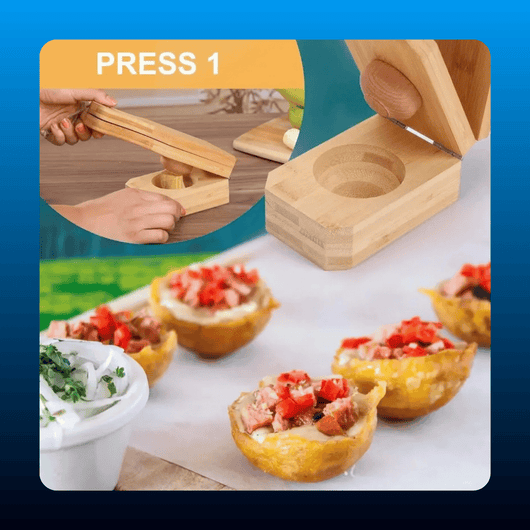 Wooden Tostones and Patacones Press