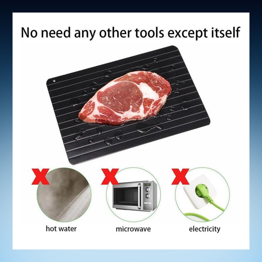 Fast Thaw Aluminum Defrost Tray