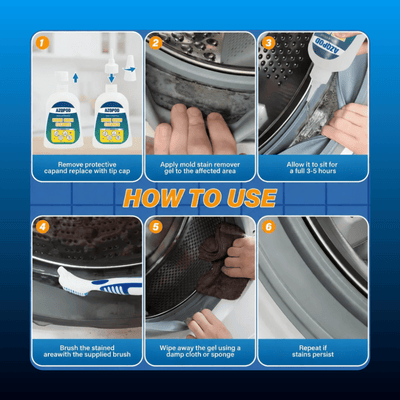 Heavy Duty Mold Remover Gel with Brush