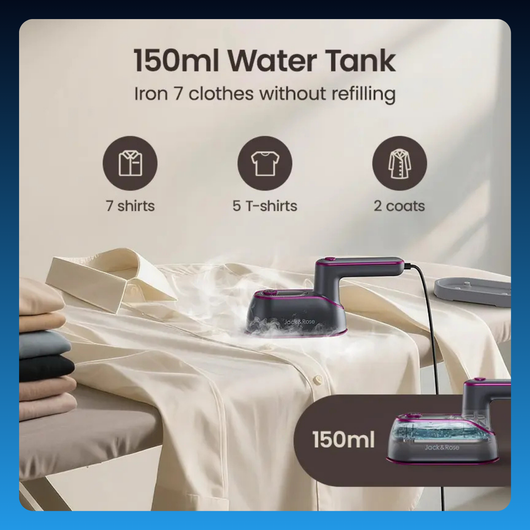 2-in-1 Steam Iron & Clothes Steamer