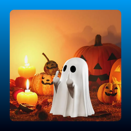 Cheeky Ghost Resin Figurine