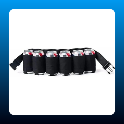 Beer and Drink Can Holster Belt