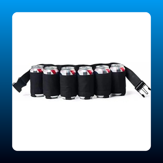 Beer and Drink Can Holster Belt