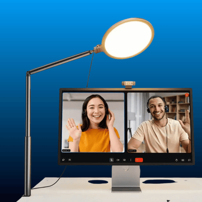 LED Desk Ring Light with Clamp