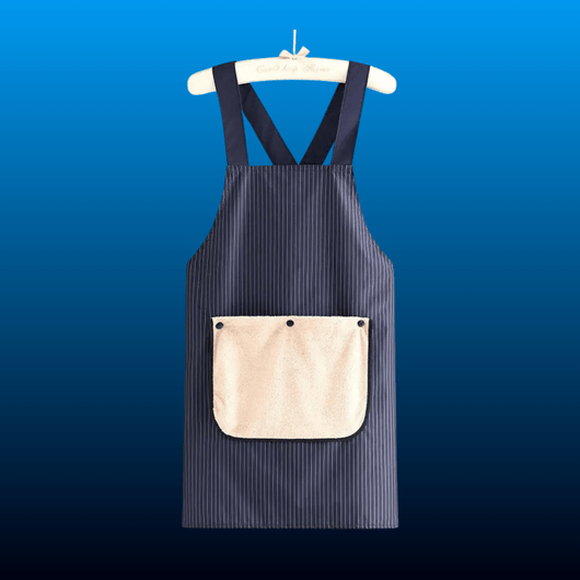 Cross Back Apron with Pockets