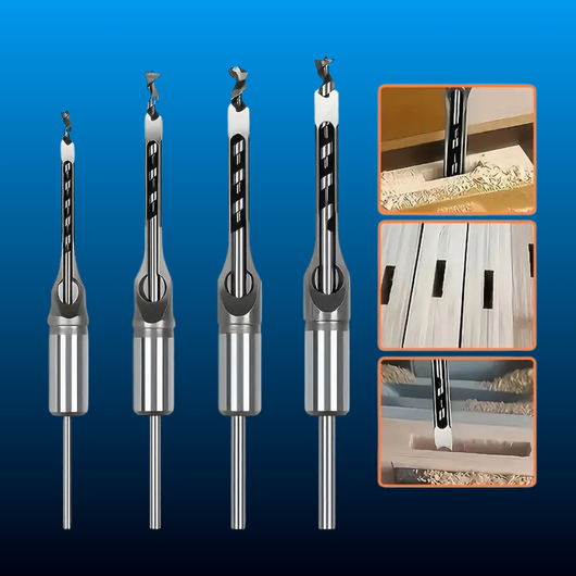 Woodworking Tool Set with Spiral Square Hole Drill