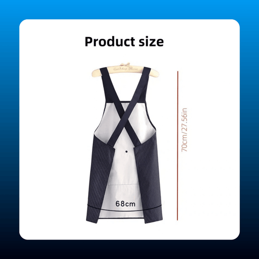 Cross Back Apron with Pockets