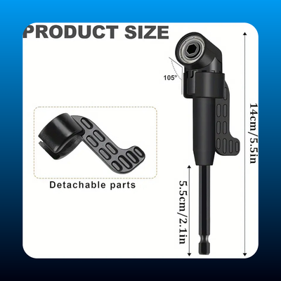 Right-Angle Drill Bit Accessory Set (6 Pieces)