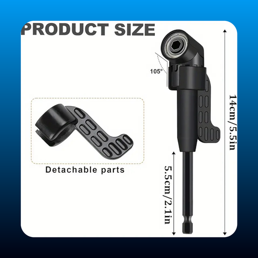 Right-Angle Drill Bit Accessory Set (6 Pieces)