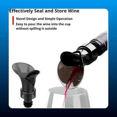 2-in-1 Petal Wine Pourer and Stopper