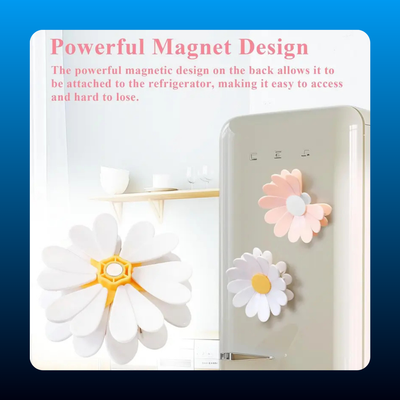 Magnetic Flower Chip Clips for Food Bags