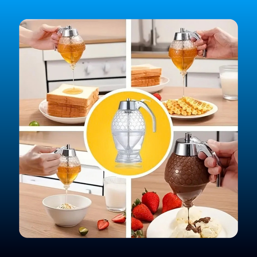 Honey Dispenser with Storage Rack