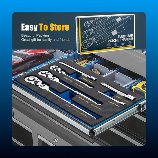 6-Piece Flex Head Ratchet Set