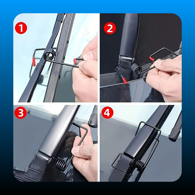 2-Pack Windshield Wiper Arm Pressure Spring Boosters
