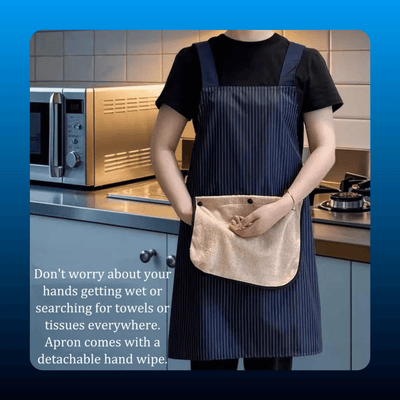 Cross Back Apron with Pockets