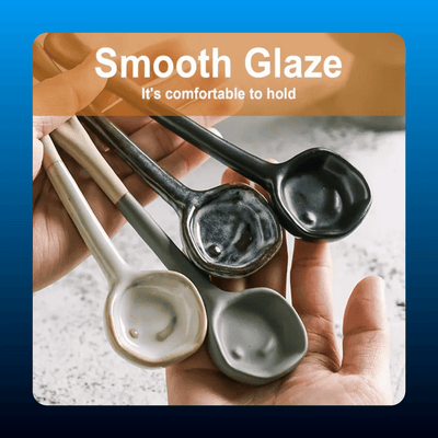 Ceramic Coffee Spoons (4 Piece)
