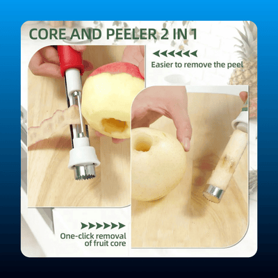 2-in-1 Apple Corer and Peeler