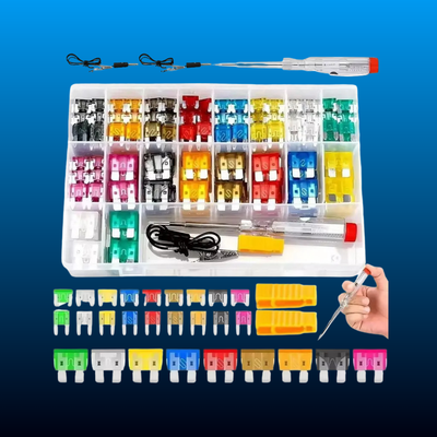 306PCS Car Blade Fuse Assortment Set with Colorful Plastic Pallets