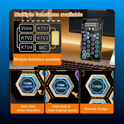Handheld Digital Sound Card Mixer